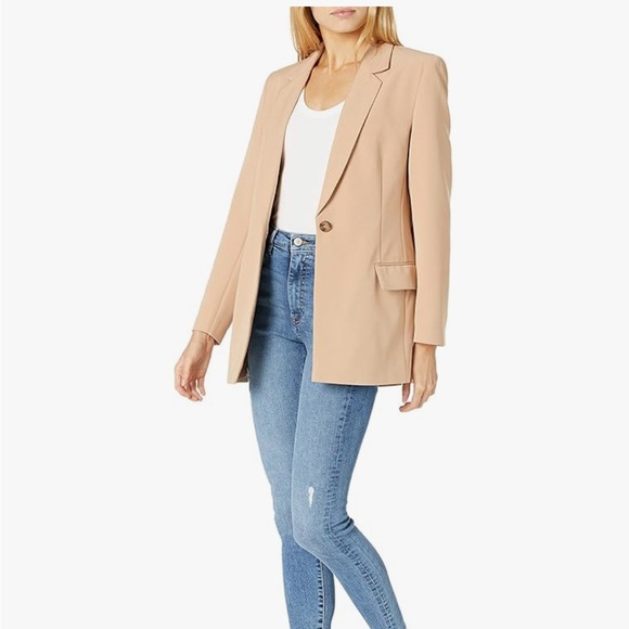 Women's Tan Blazer color: Praline - Picture 6 of 13